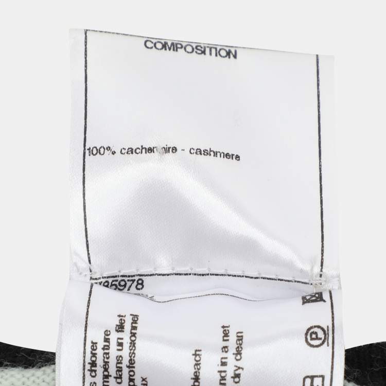 Pre Owned Chanel Multicolor Cashmere Dress M