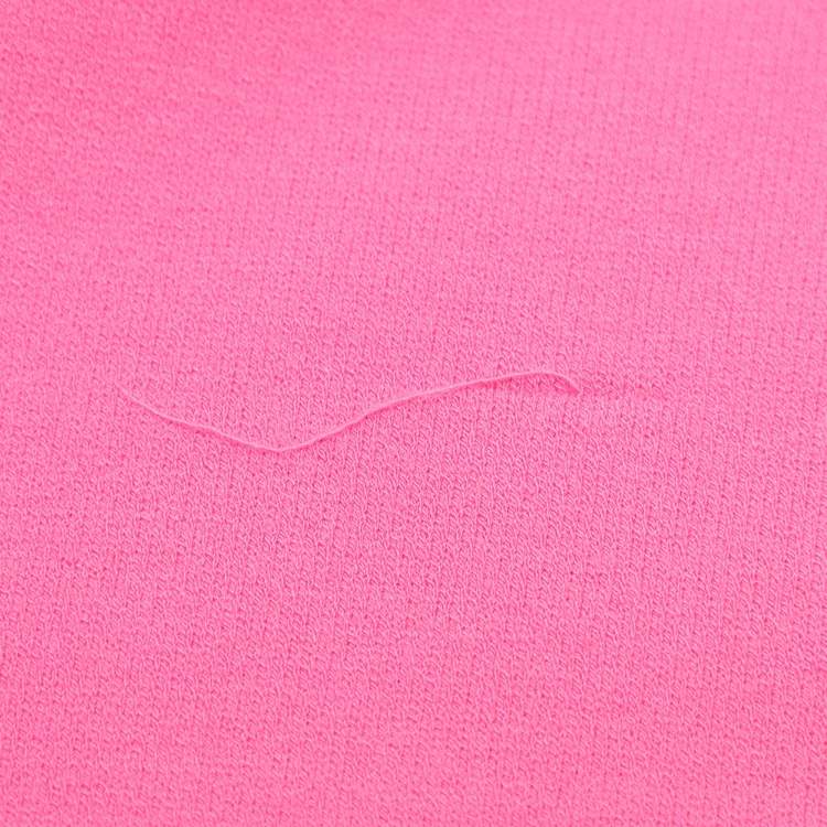 Pre Owned Chanel Pink Stretch Knit Racer Back Midi Dress M