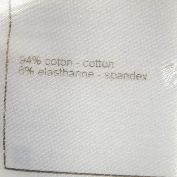 Pre Owned Chanel Pink CC Logo Print Jersey Tie-Dye T-Shirt L