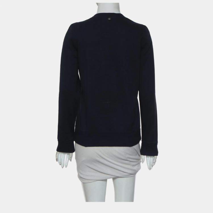 Pre Owned Chanel Navy Gabrielle Chanel Sweater S