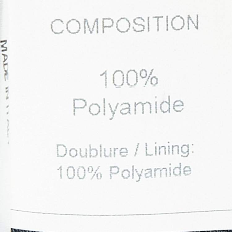 Pre Owned Chanel Navy Blue Nylon Zip-Up Quilted Jacket M