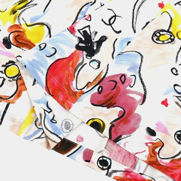 Pre Owned Chanel Multicolor Cotton Sleeveless Dress Women Size 38