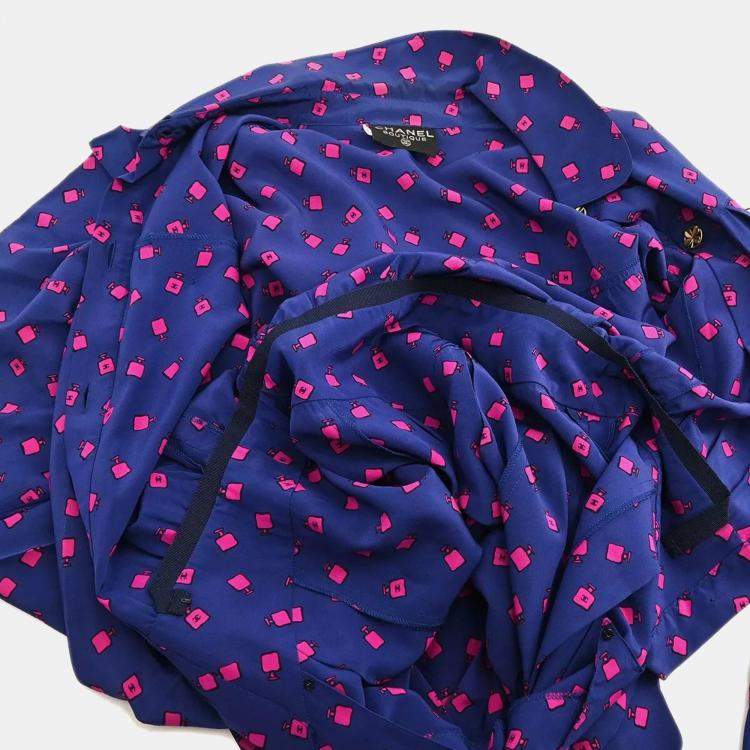 Pre Owned Chanel Navy Blue Dress  Women Size 40
