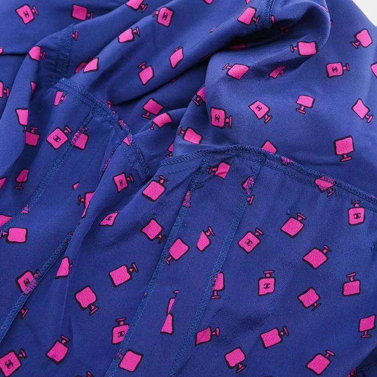 Pre Owned Chanel Navy Blue Dress  Women Size 40