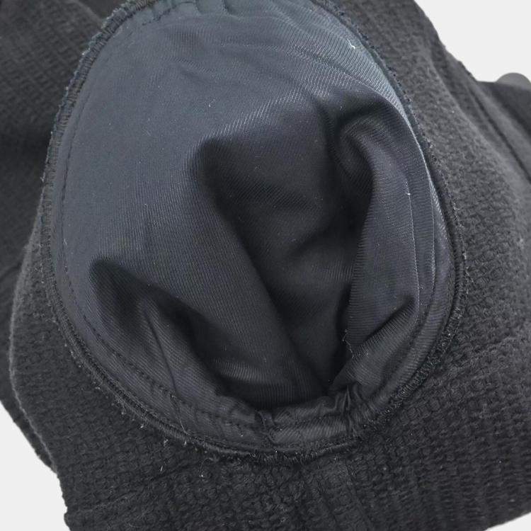 Pre Owned Chanel Black Wool Sport Line Single Breasted Jacket Women Size 38 