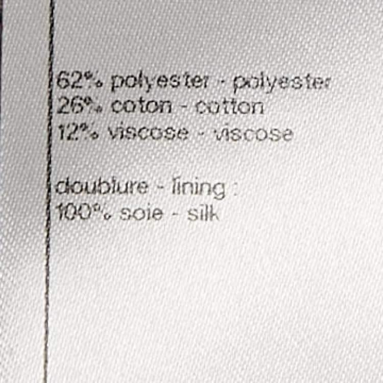 Pre Owned Chanel Purple Sequin Tweed Short Skirt M