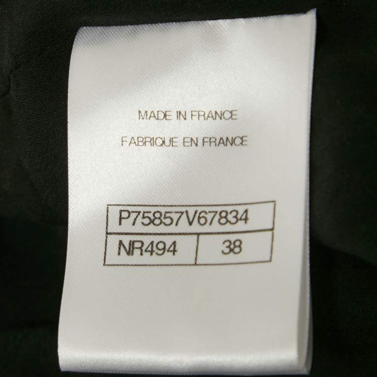 Pre Owned Chanel Black/Pink Tweed Crop Jacket M