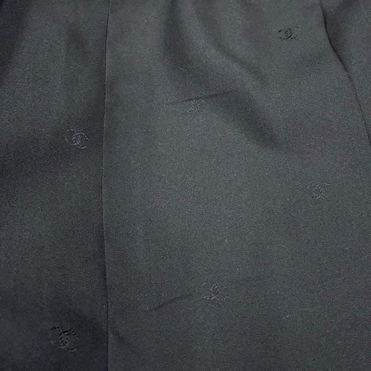 Pre Owned Chanel Black Wool Gripoa Button Jacket 38