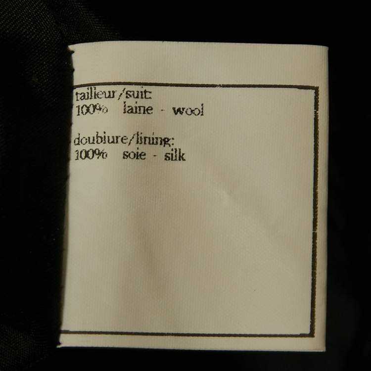 مملوكة مسبقًا Chanel Dark Brown Tweed Wool Mini Skirt M