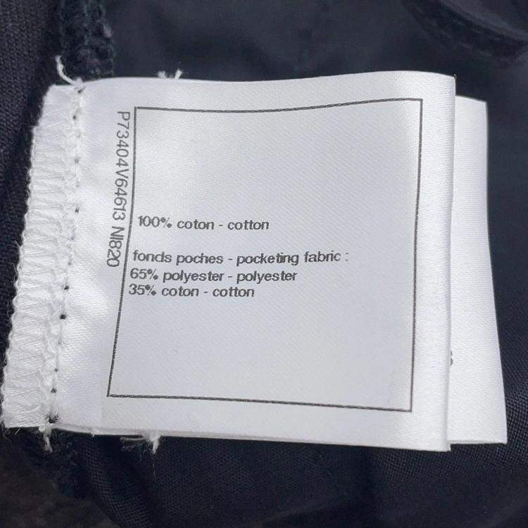 Pre Owned Chanel Wide Denim Pants Size 40  