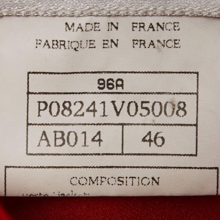 Pre Owned Chanel Vintage Red Cashmere Felt Front Jacket XL