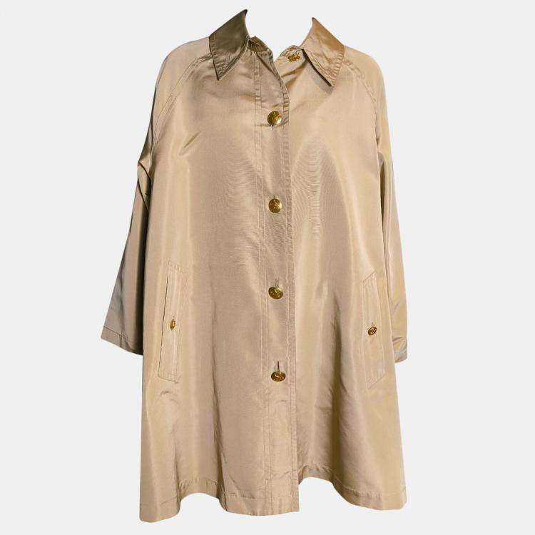 Pre Owned Chanel Vintage Khaki Jacket FR 38