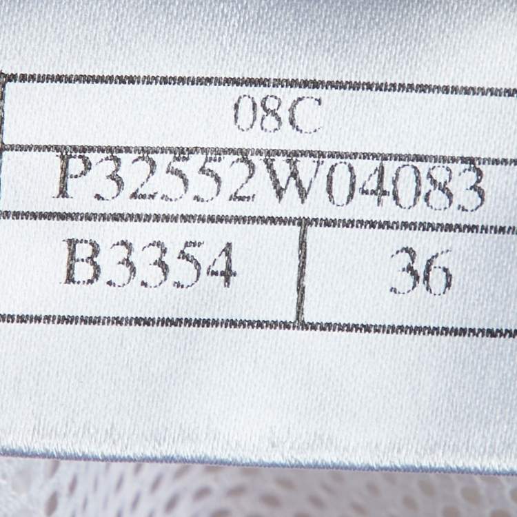 Pre Owned Chanel White Terry & Red Sequin Embbellished Zip Front Jacket S