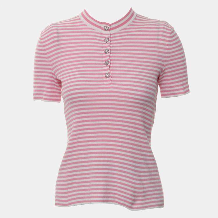 Pre Owned Chanel Stripes Top