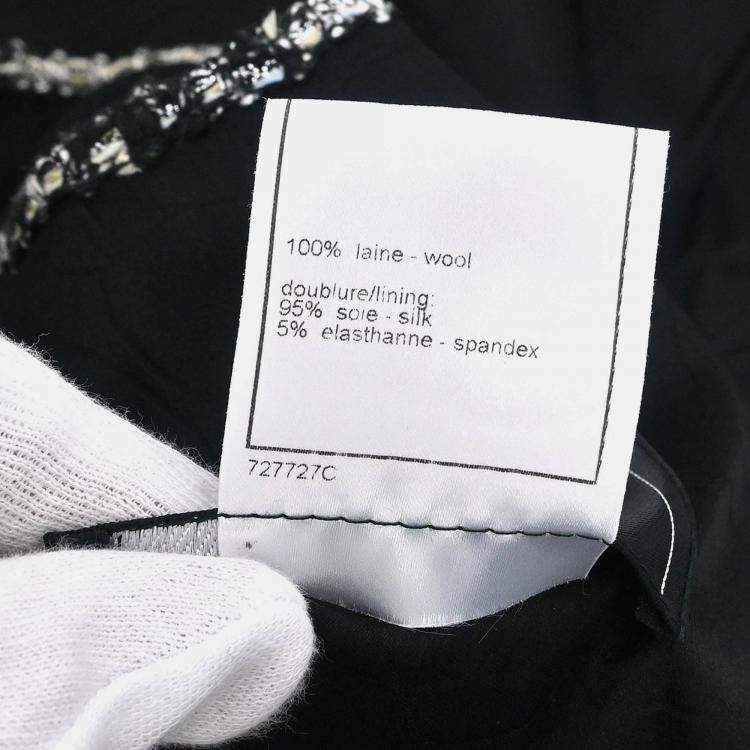 Pre Owned Chanel Sleeveless Tank Black Top Size 34