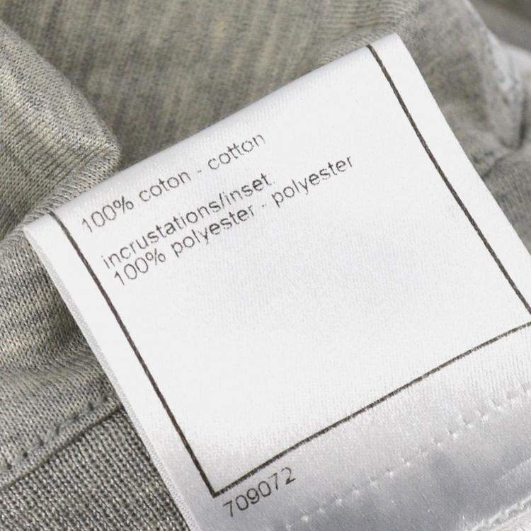 Pre Owned Chanel Sport Line Sleeveless Top Gray M