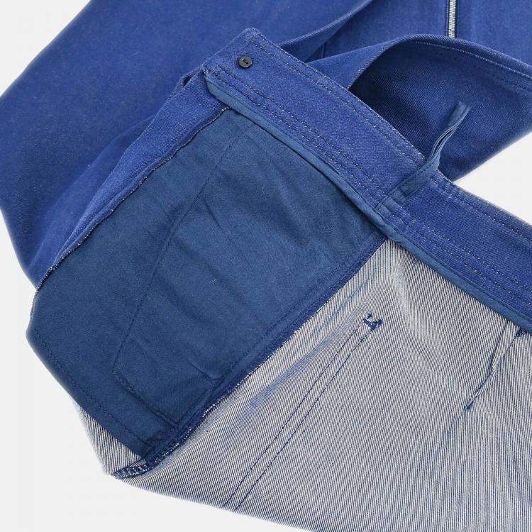 Pre Owned Chanel Blue Denim Long Pants Size 36