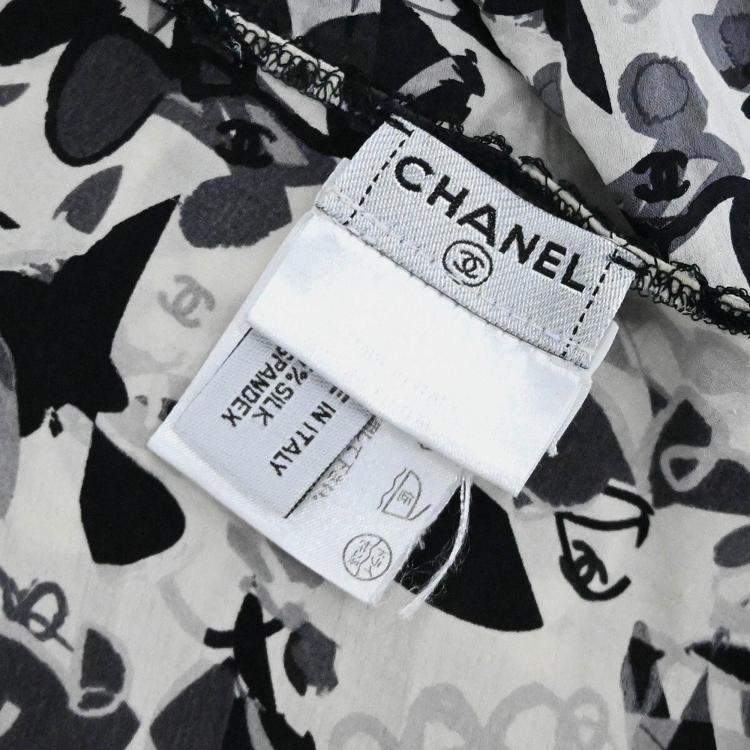 Pre Owned Chanel Black Sleeveless Top Size 40