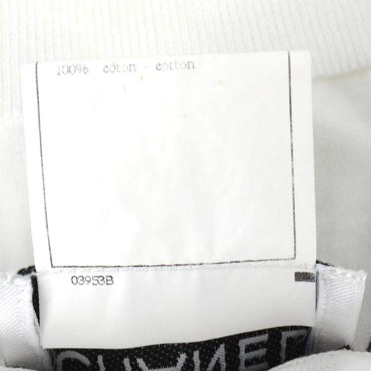 مملوكة مسبقًا Chanel  White Sleeveless Top 40