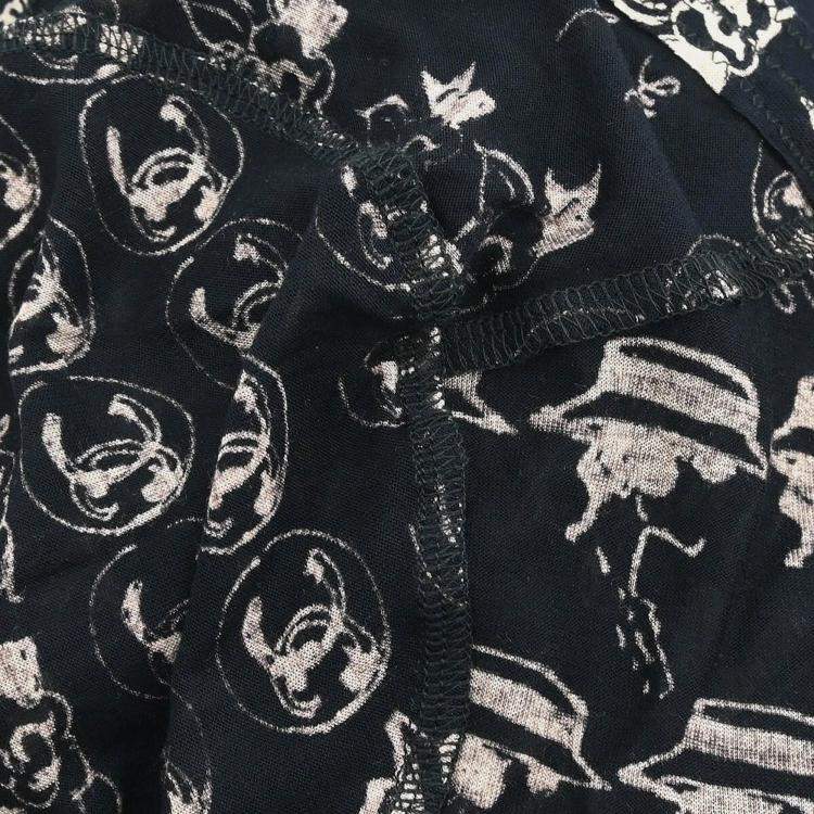 Pre Owned Chanel Black Modal Fabric Top Size 34