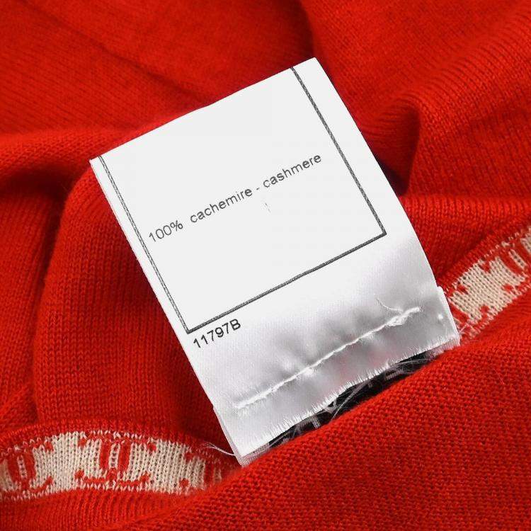 مملوكة مسبقًا Chanel Short Sleeve Red Knit Top Size 36