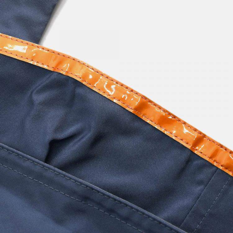 مملوكة مسبقًا Chanel Collarless Blue Nylon Single Breasted Jacket Women Size 40