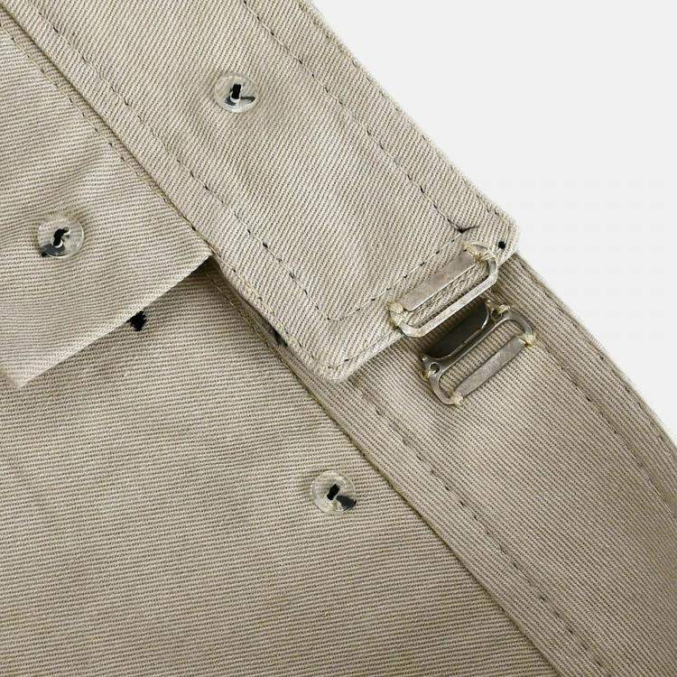 Pre Owned Chanel Beige Cotton Skirt Size 44