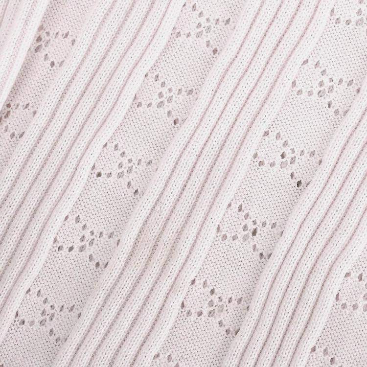 مملوكة مسبقًا Chanel Short Sleeve Top Pink Fabric Top Size 42