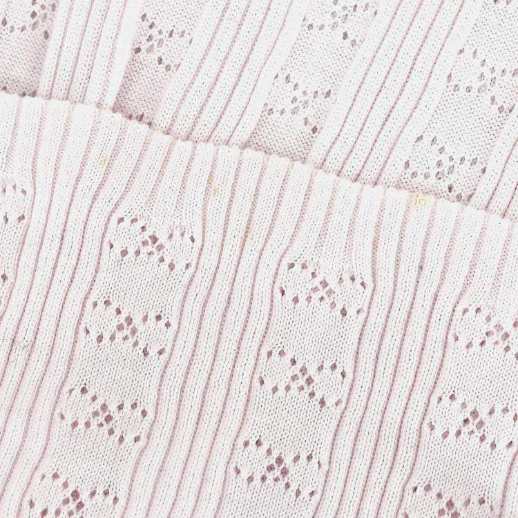 مملوكة مسبقًا Chanel Short Sleeve Top Pink Fabric Top Size 42