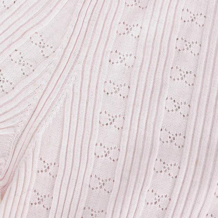 مملوكة مسبقًا Chanel Short Sleeve Top Pink Fabric Top Size 42