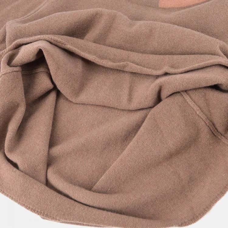 مملوكة مسبقًا Chanel Ensemble Cardigan Brown Knit Top Size 42