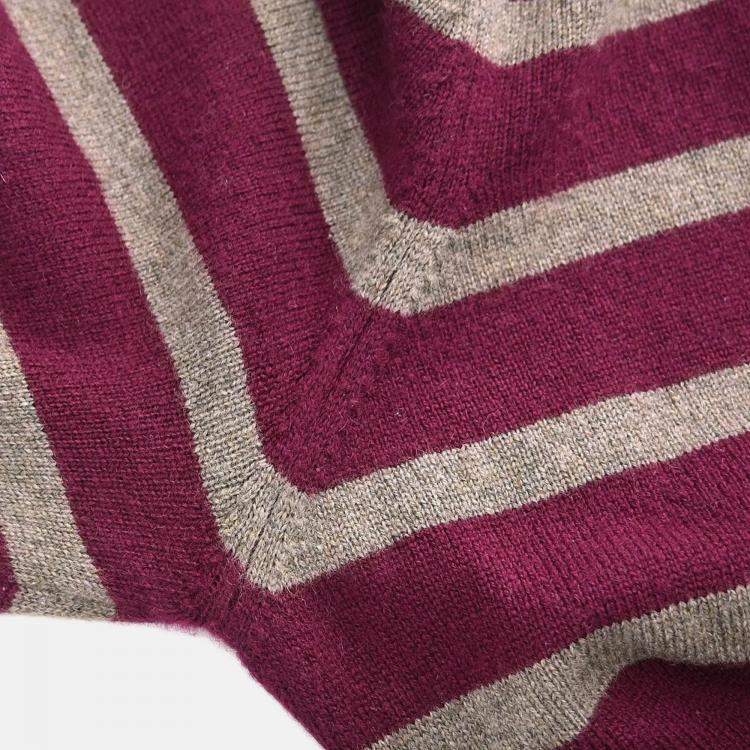 Pre Owned Chanel Dress Bordeaux P41974K03184 #38