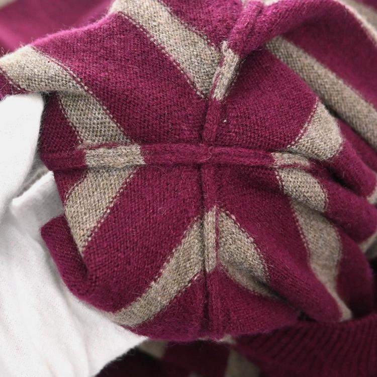 Pre Owned Chanel Dress Bordeaux P41974K03184 #38