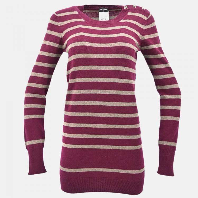 Pre Owned Chanel Dress Bordeaux P41974K03184 #38
