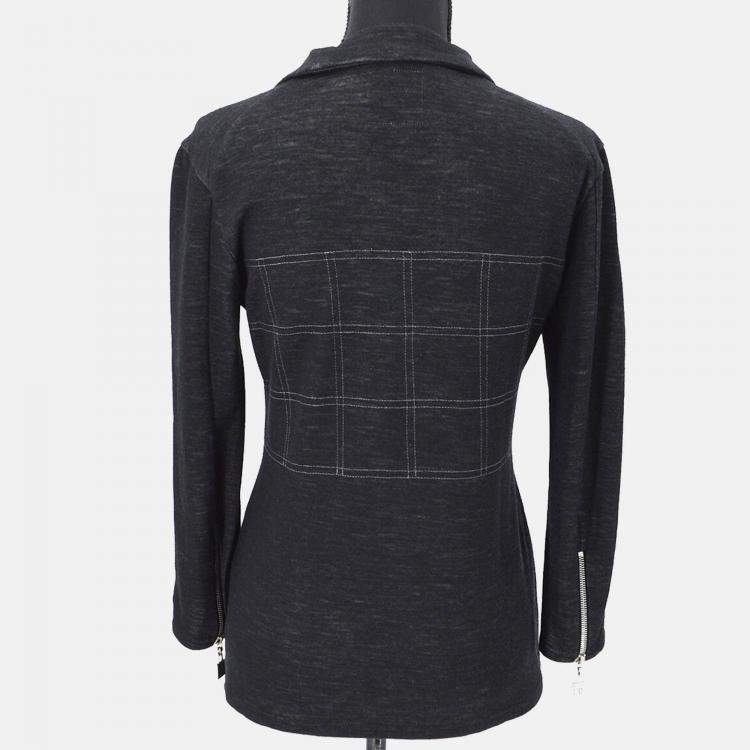 مملوكة مسبقًا Chanel Sport Line Long Sleeve Top Gray 03A #38
