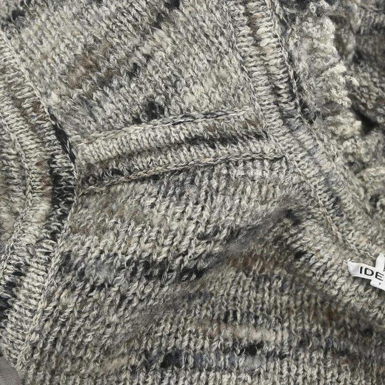 Pre Owned Chanel Collarless Jacket Gray 99A #42
