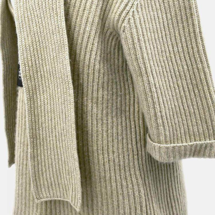 Pre Owned Chanel Sweater Gray Size 38