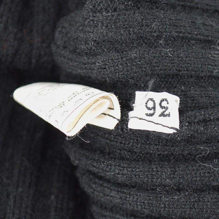 Pre Owned Chanel Sweater Black Size 36
