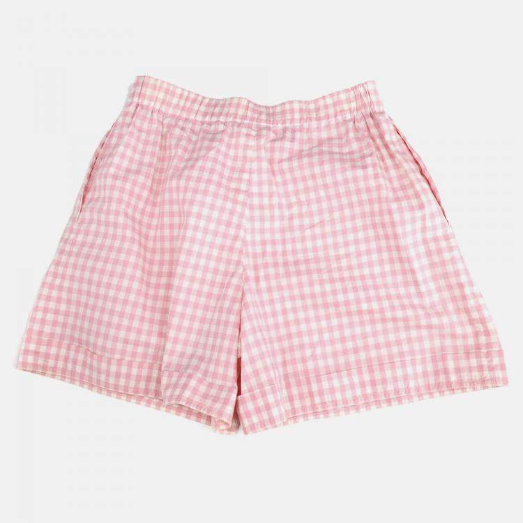 Pre Owned Chanel Half Pants Pink Size 40