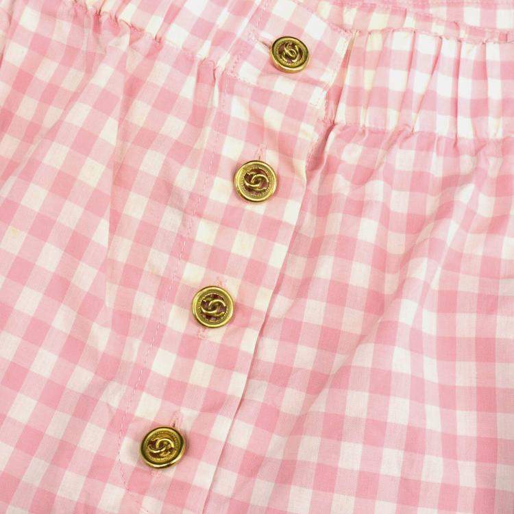 Pre Owned Chanel Half Pants Pink Size 40