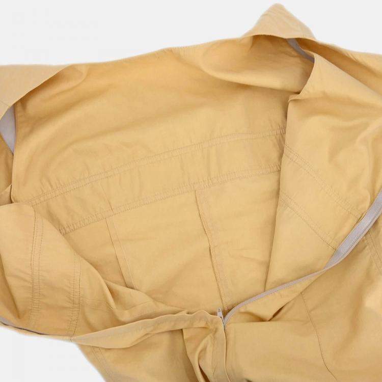 Pre Owned Chanel Sleeveless jumpsuit Yellow Size 38