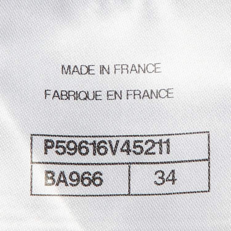 Pre Owned Chanel Beige Cotton Zip Up Utility Jacket S