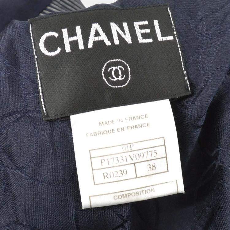 Pre Owned Chanel Jacket Navy #38