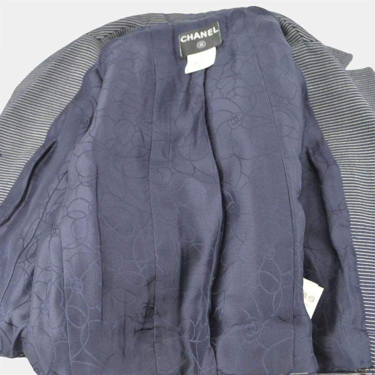 Pre Owned Chanel Jacket Navy #38