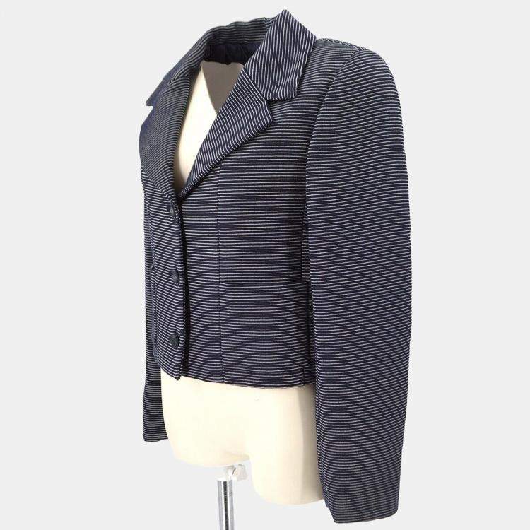 Pre Owned Chanel Jacket Navy #38