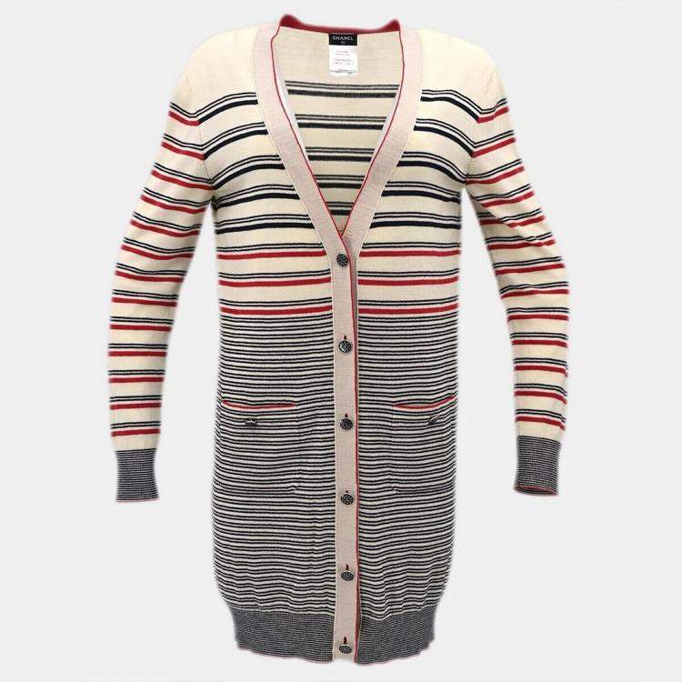 Pre Owned Chanel Cardigan Ivory #40