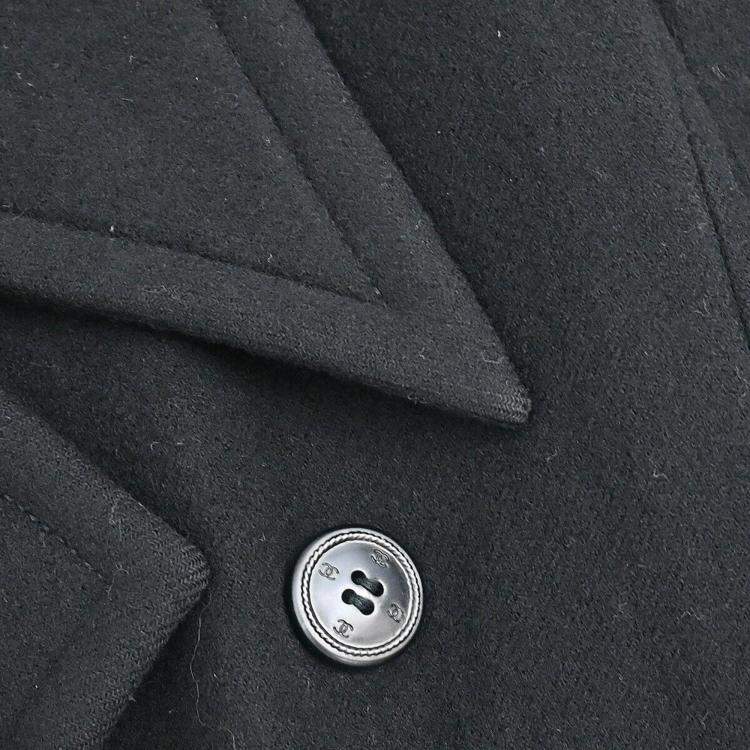 مملوكة مسبقًا Chanel Double Breasted Jacket Black 98A #38