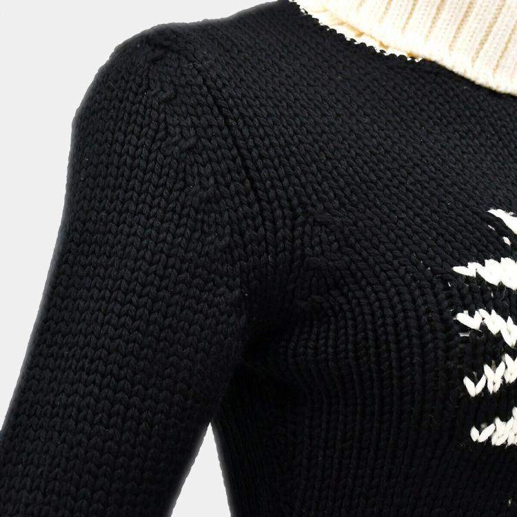 Pre Owned Chanel Sport Line Sweater Black 