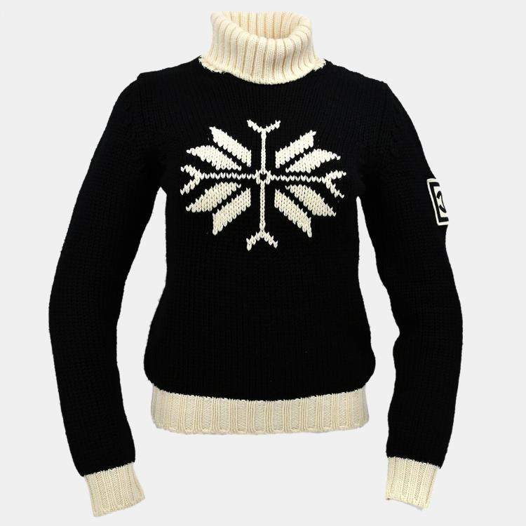 Pre Owned Chanel Sport Line Sweater Black 