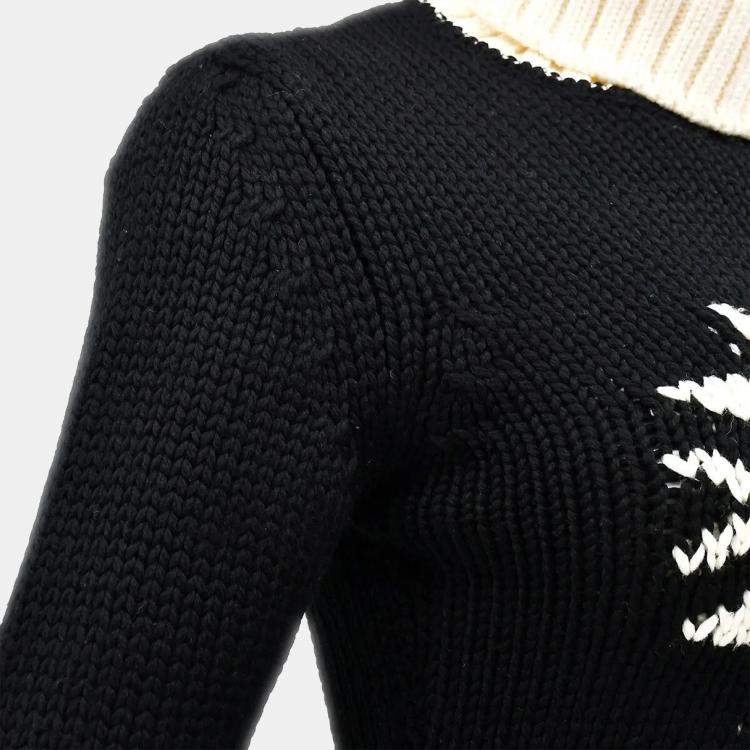 Pre Owned Chanel Sport Line Sweater Black 